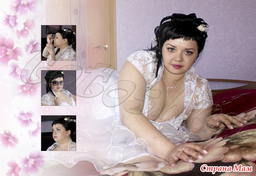 Свадебные коллажи после первой снятой свадьбы...