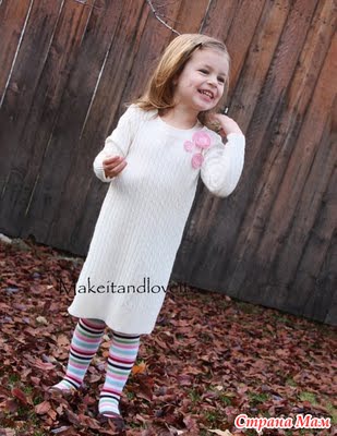 http://www.makeit-loveit.com/2009/11/re-purposing-sweater-to-sweater-dress.html