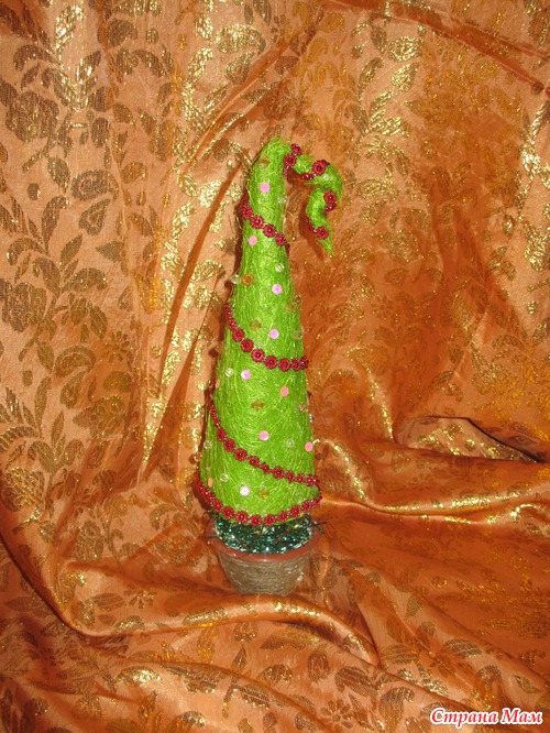 Елочка из сизаля