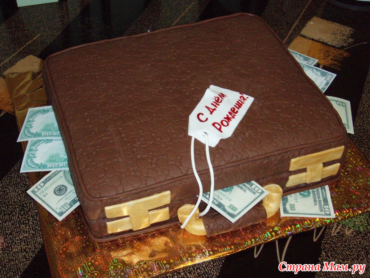 Торт кейс с деньгами