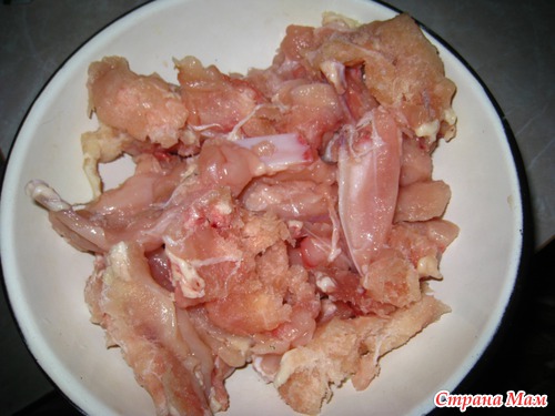 Капуста тушеная с курицей или всё в дело!:)