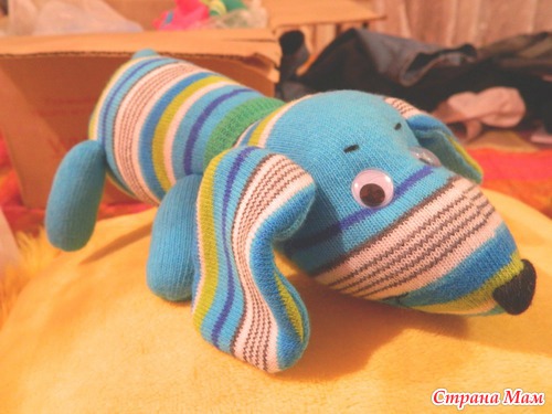 Игрушки из носочков