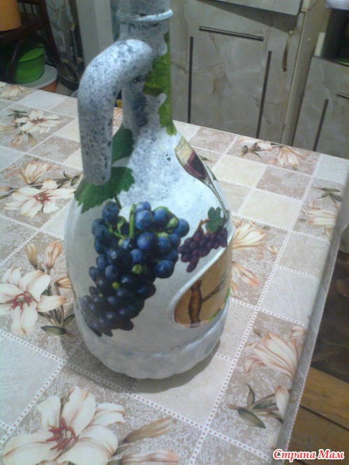 Для кума!!! Бутыль для вина!