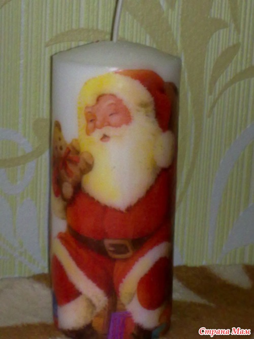 Моя новогдняя свечка