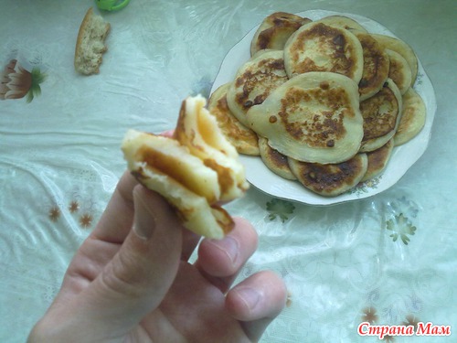 Оладушки на завтрак (скороспелки)))