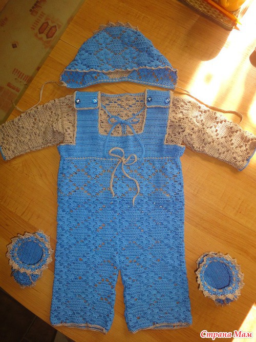 Костюм сынуле крючком)))