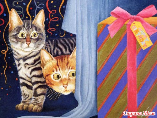 Кошечки, коты, котята... картинки для декупажа