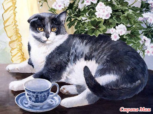 Кошечки, коты, котята... картинки для декупажа