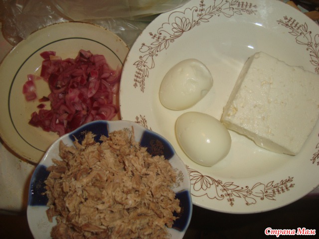 Салат «Мужской идеал» со свинины и картошки