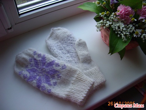 Еще жаккардовые варежки