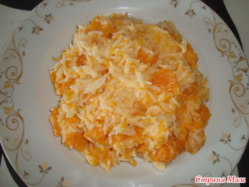 Тыквенная каша.