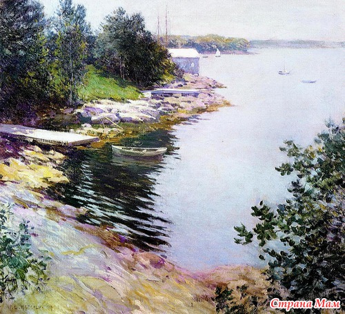  . Willard Leroy Metcalf (1858-1925 .)