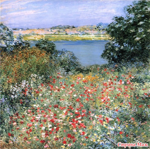  . Willard Leroy Metcalf (1858-1925 .)