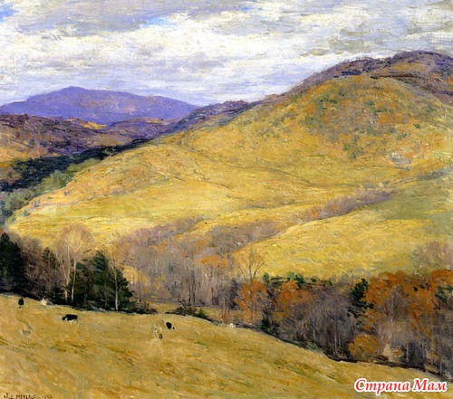  . Willard Leroy Metcalf (1858-1925 .)