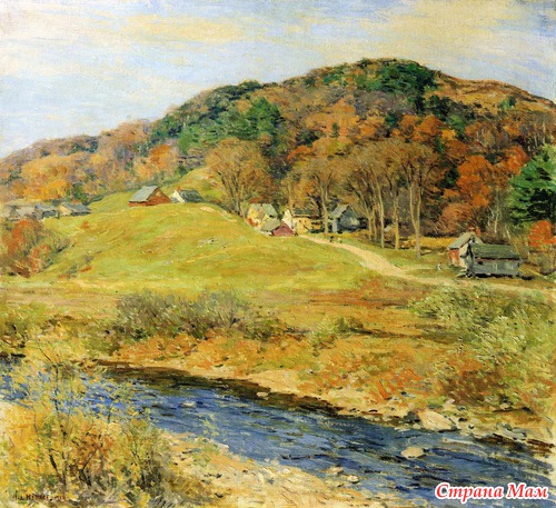 Мастер пейзажа. Willard Leroy Metcalf (1858-1925 гг.)