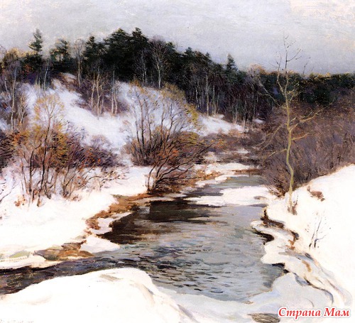 Мастер пейзажа. Willard Leroy Metcalf (1858-1925 гг.)
