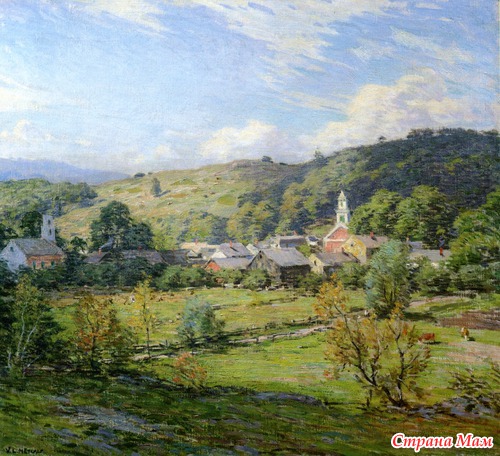 Мастер пейзажа. Willard Leroy Metcalf (1858-1925 гг.)