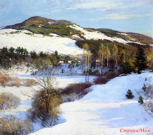  . Willard Leroy Metcalf (1858-1925 .)