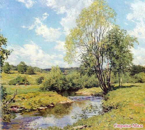 Мастер пейзажа. Willard Leroy Metcalf (1858-1925 гг.)
