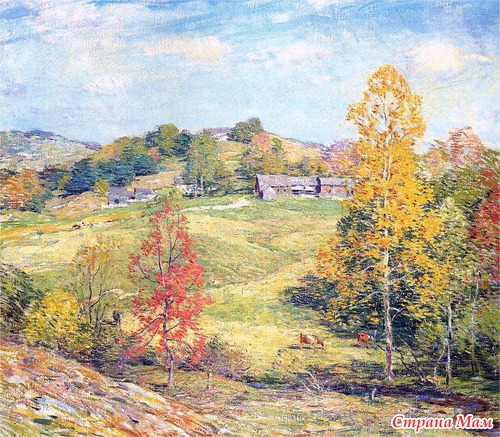  . Willard Leroy Metcalf (1858-1925 .)