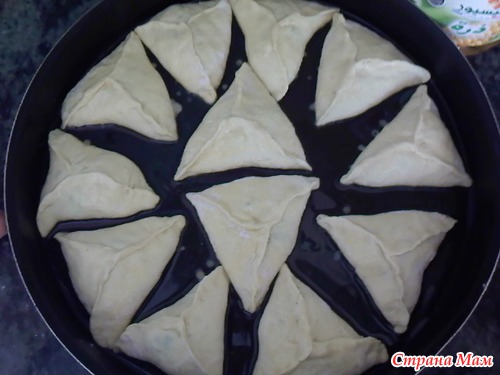 Пирожки со шпинатом ( арабская кухня)