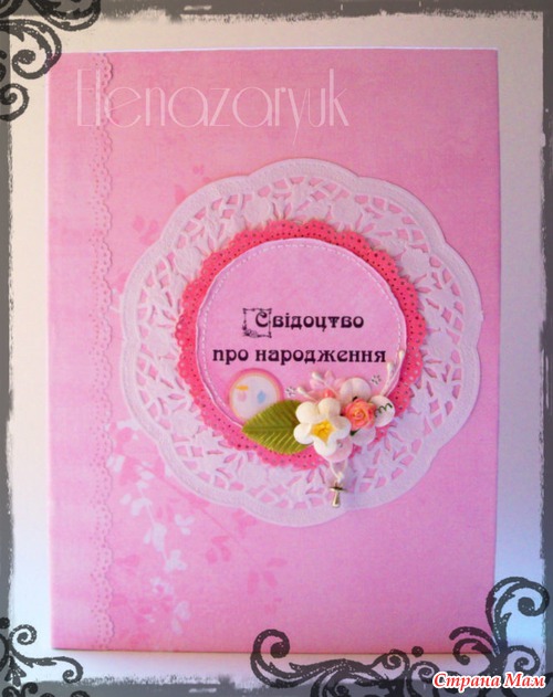 Папки для свидетельства