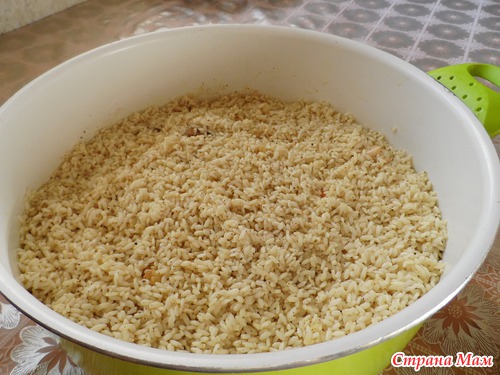 Маклуба в двух вариантах( с барининой и курицей) ( арабская кухня)