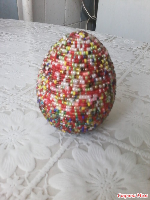 Яйцо из бисера