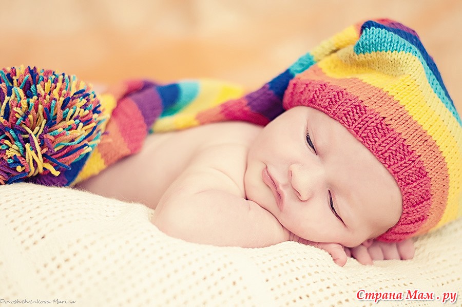 шапочка для фотосессии новорожденных