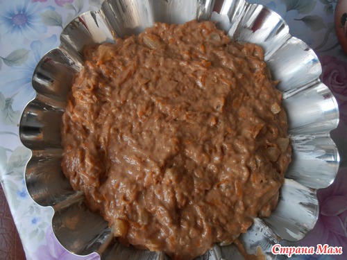 Тыквенный пирог с ананасом