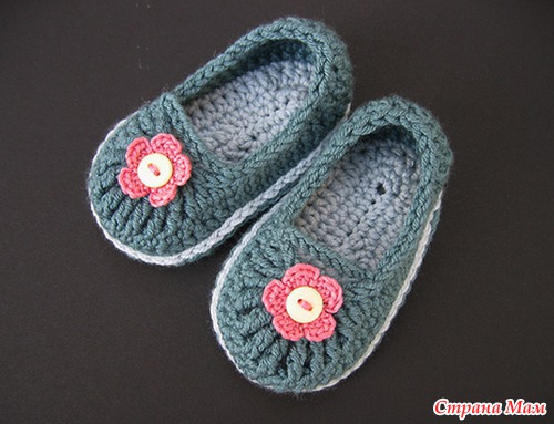 Тапочки крючком