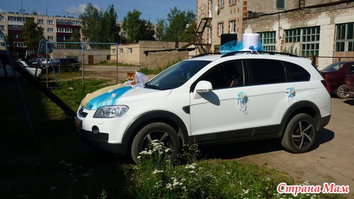 Украшение свадебной машины