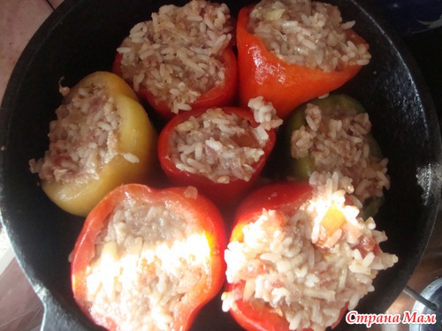 Фаршированные перцы.