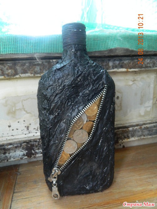 Денежная бутылка МК