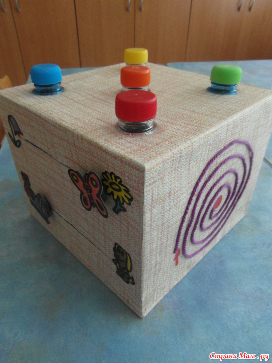 Дидактическая игра для дошкольников с нарушением зрения «Волшебный куб»