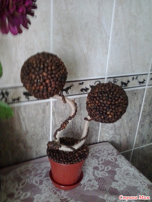 Кофейные топиарии.