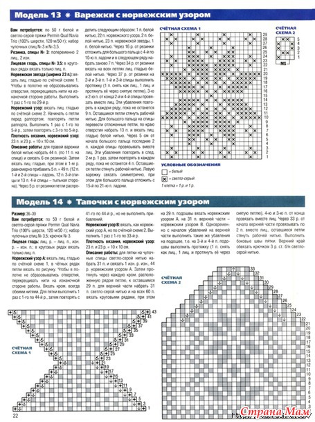 Сабрина. Норвежские узоры. №12/2011