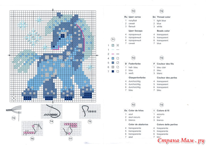 Лошадка из бисера схема