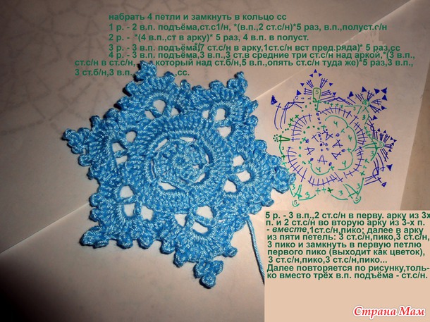 Маленькая снежинка