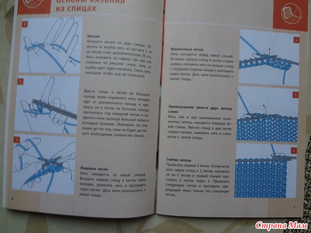 Простейший способ вязать носки спицами