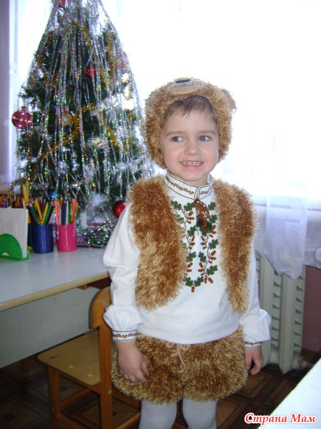 А у нас сегодня в садике был новогодний утреник)))