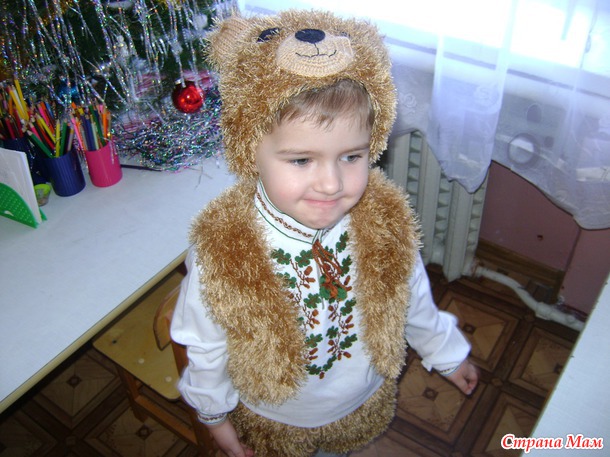 А у нас сегодня в садике был новогодний утреник)))