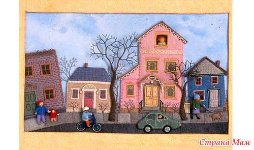 Иллюстрации из текстиля. Salley Mavor