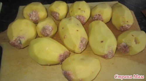 Фаршированая картошечка