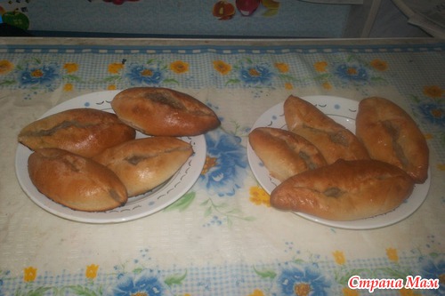 Пирожки с бананами.