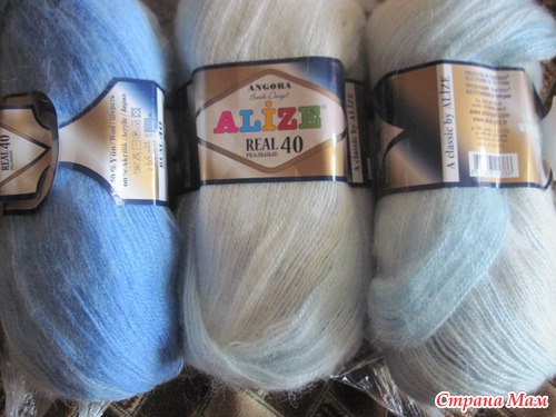 Жилет из Alize Angora Real 40 Batik