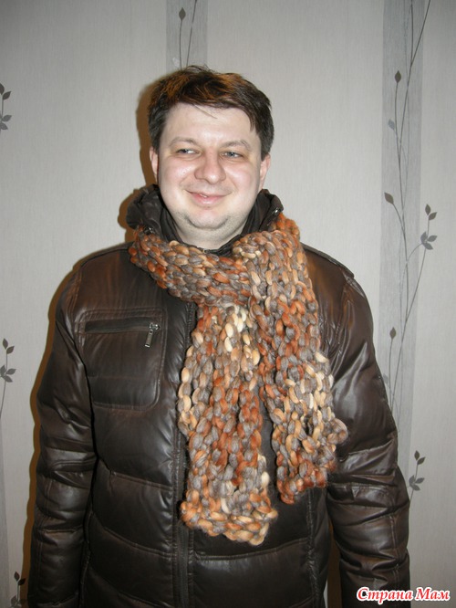 Шарф из Alize Big Bang