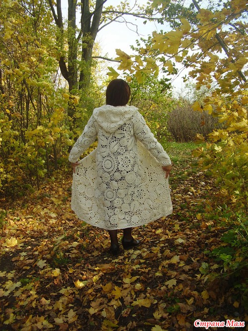 Пальто "Зимние узоры"