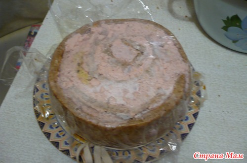 Первый опыт с мастикой.