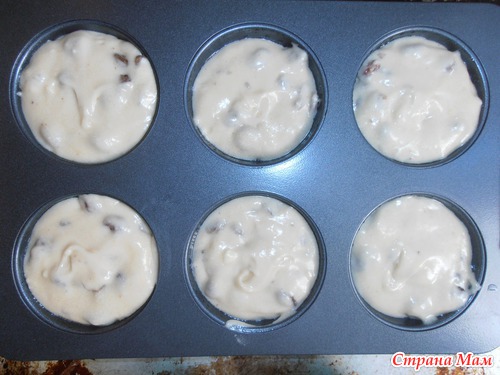 Кексы " солнышки"